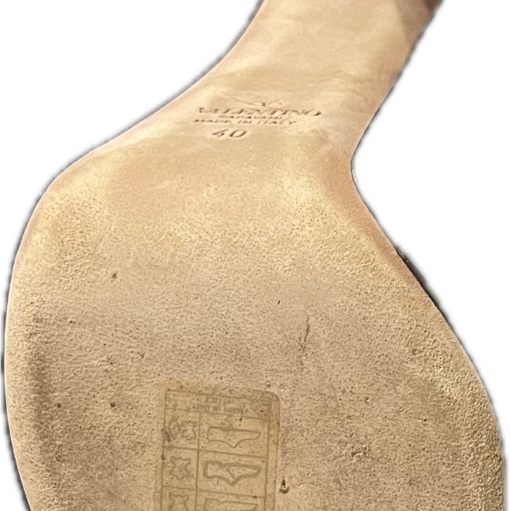 Valentino Garavani Black Platform Shoes with Chunky Heel - Picture 4 of 14